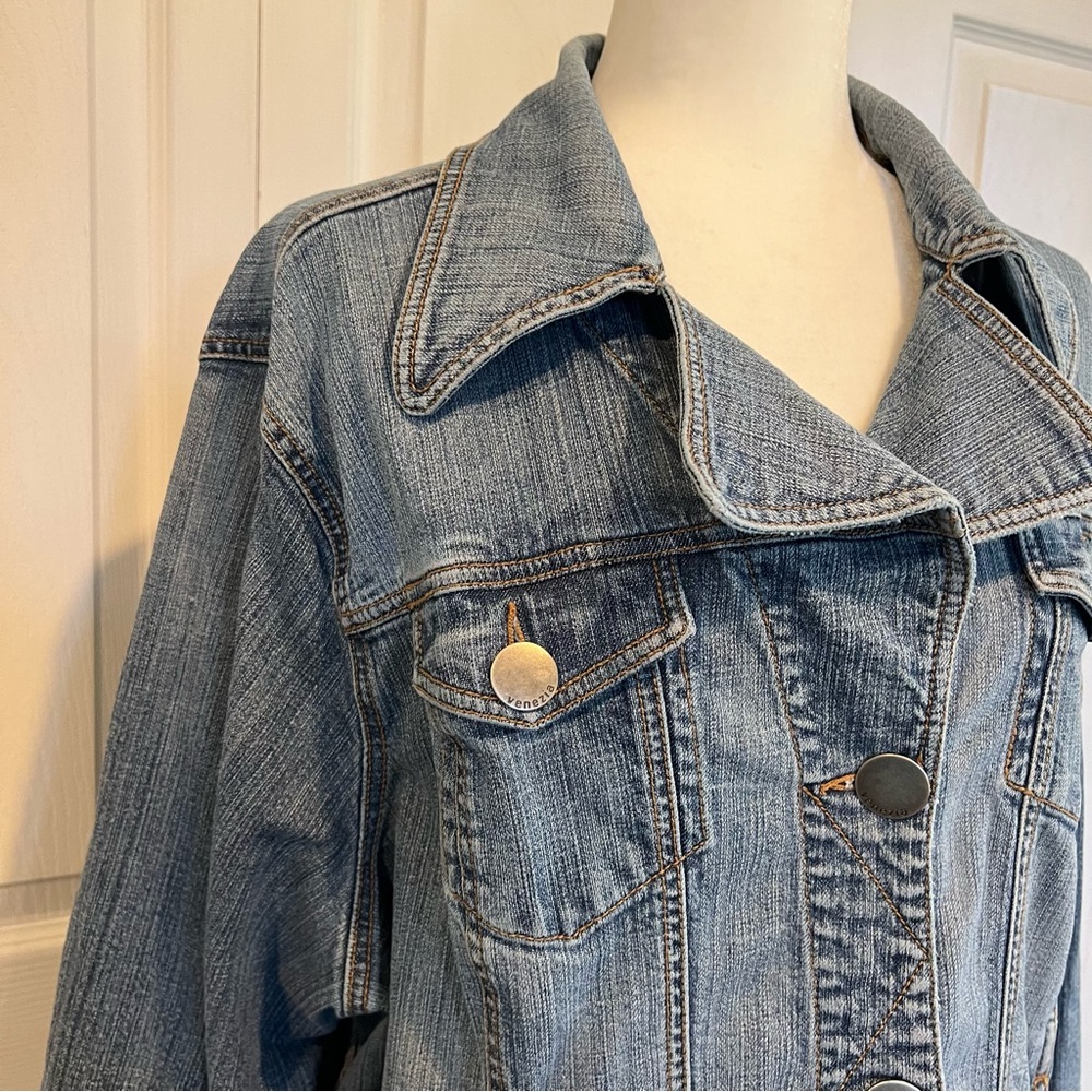 🍋 Venezia Blue Denim Jean Jacket - Picture 3 of 5